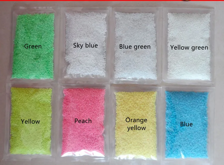 Glow in Dark Sand Photoluminescent Gravel Fluorescent Grain Set for Glass Decor Graffiti Luminous Art Pigment
