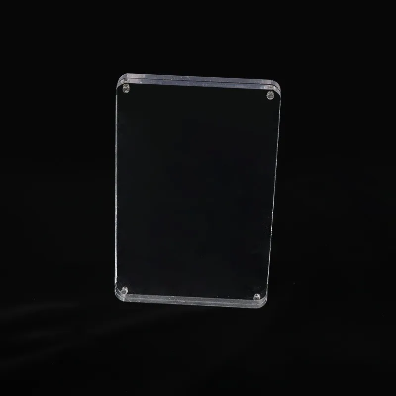 Thickened acrylic transparent strong magnetic picture frame desktop display table Plexiglass picture frame display frame