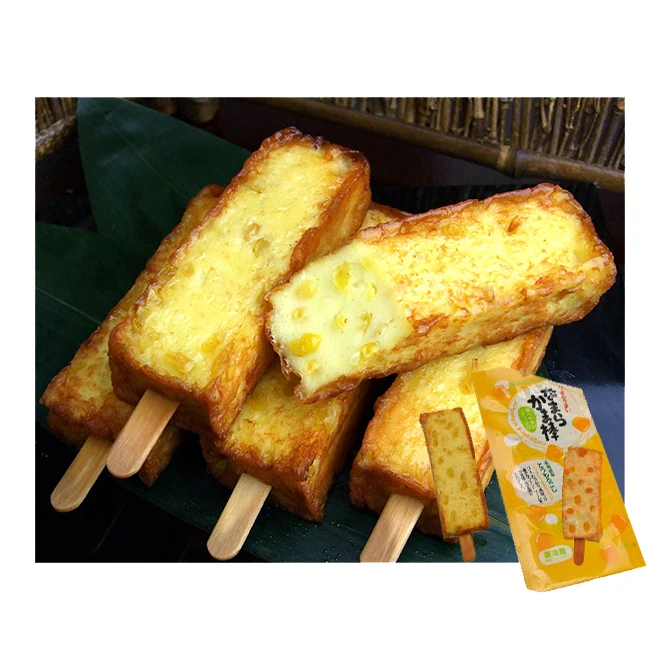 Hokkaido Fresh Sticks Seafood Snacks Frozen Food Yellow Corn Fish Cake