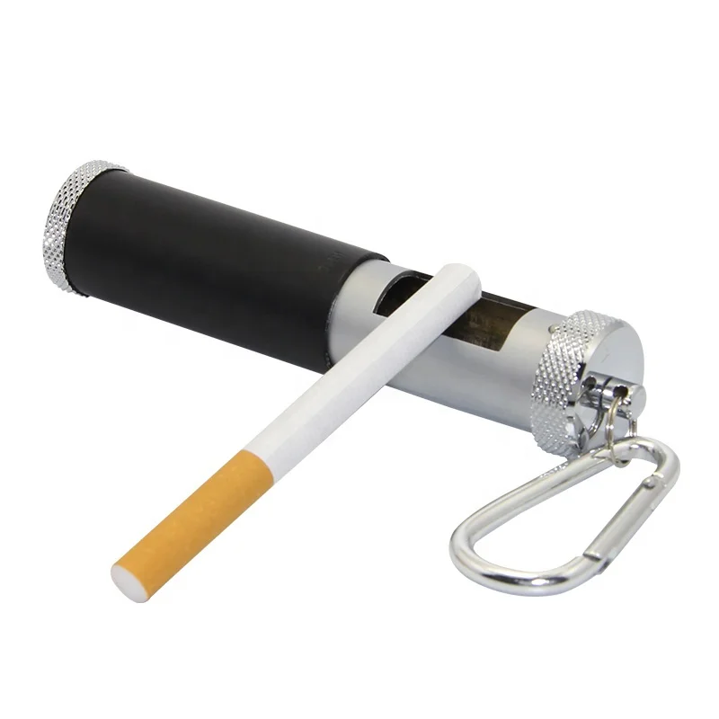 New design load Smoking rest Cigarette Ashtray customized little small mini keychain portable cigar ashtray