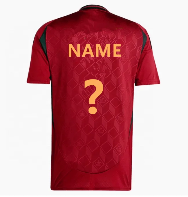 Free shipping to Belgium soccer jersey 2024 De Bruyne Lukaku football uniform maglia da football fans player version
