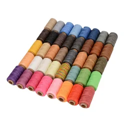 New Product Colorful Retro 210d Wax Thread Sustainable Sewing Thread Non-Fading Polyester Thread
