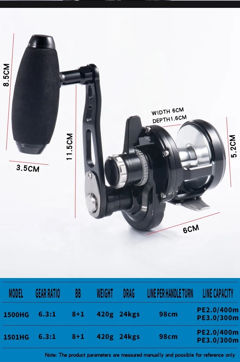 Сделано в Японии металлическая лодка Lurekiller Ocean Jigger 1500HG/1501HG катушка для медленного джиггинга 24 кг тормозная мощность океана