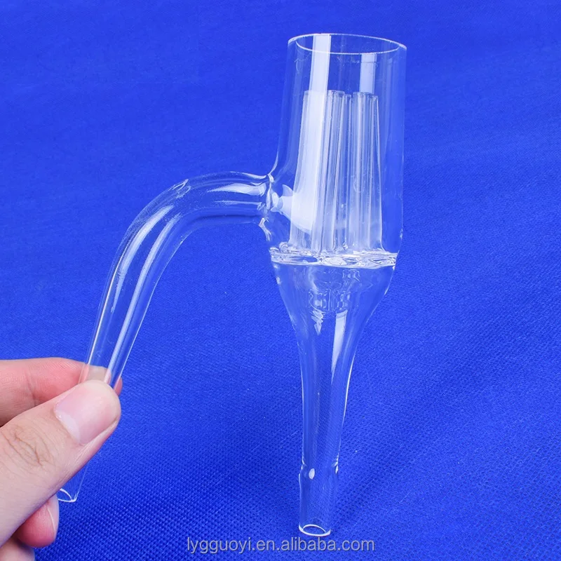 Customizable high-quality high temperature resistant transparent quartz nozzle quartz gun