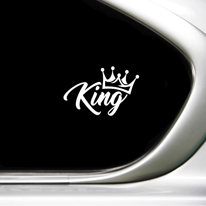 KING CROWN STICKER FUNNY VINYL DECORATION CAR WINDOW STICKER CUSTOM LOGO STICKER