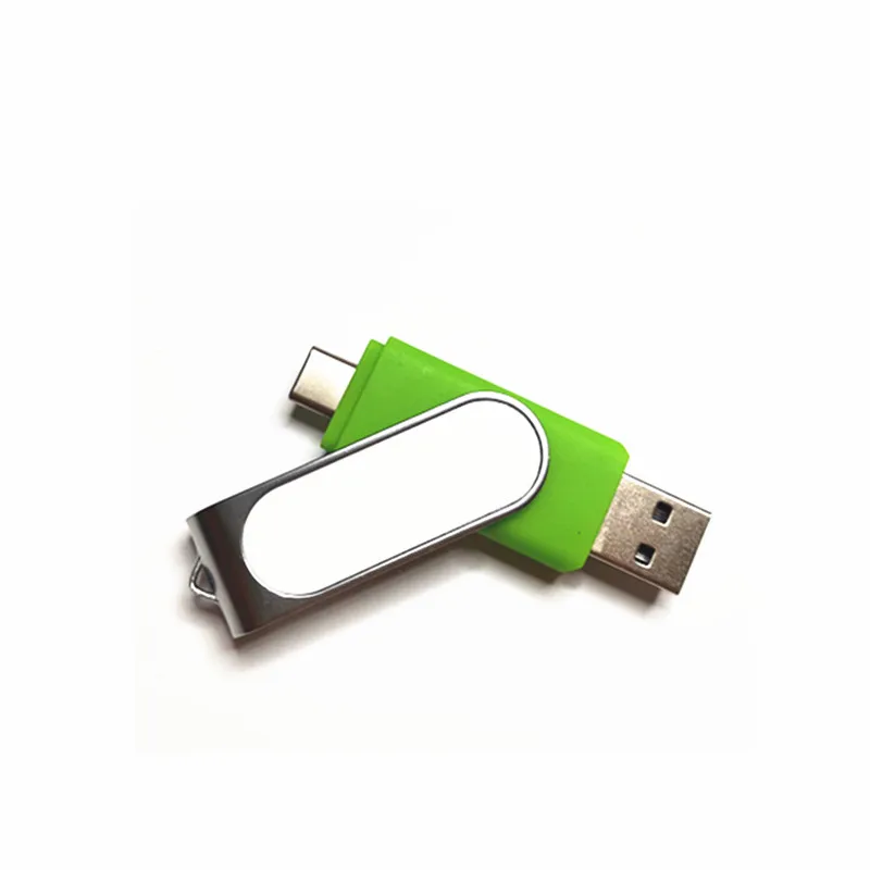 Factory price USB2.0 Type C OTG Sublimation USB Flash Drive