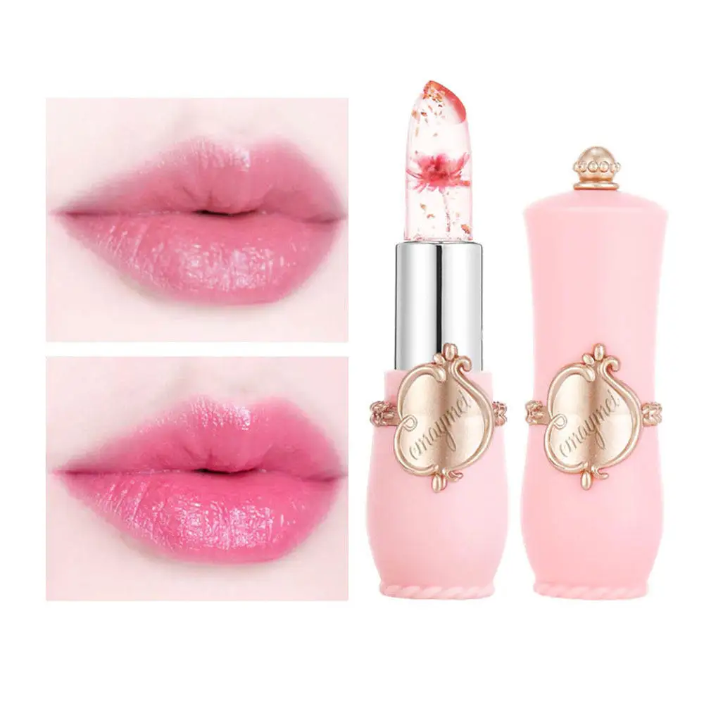 Factory Wholesale makeup lipstick Vegetarian Flortte Jelly Cute Magic lipstick color change