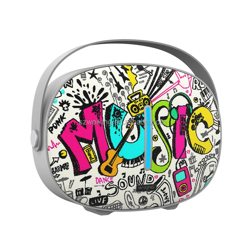 W-KING T8 OEM портативный тяжелый бас Bluetooth динамик с ткань, гриль, 30 Вт, 4 шт. чистые динамики
