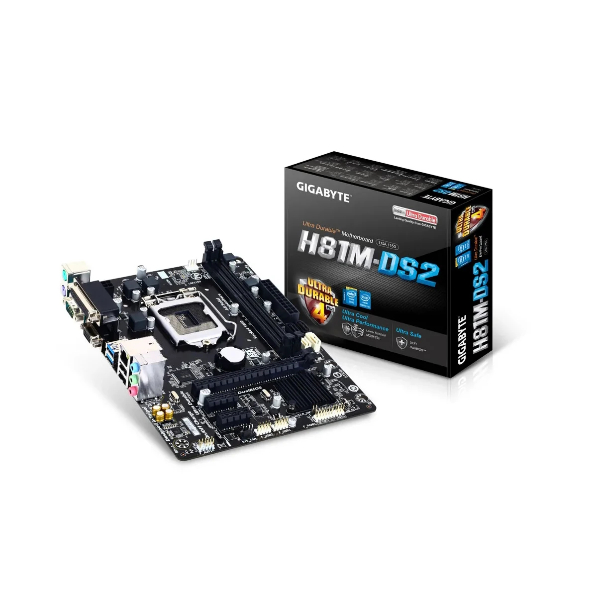 Hot Sell Computer Motherboard Gigabyte H81M-DS2 LGA1150 DDR3 Gaming Motherboard For Desktop