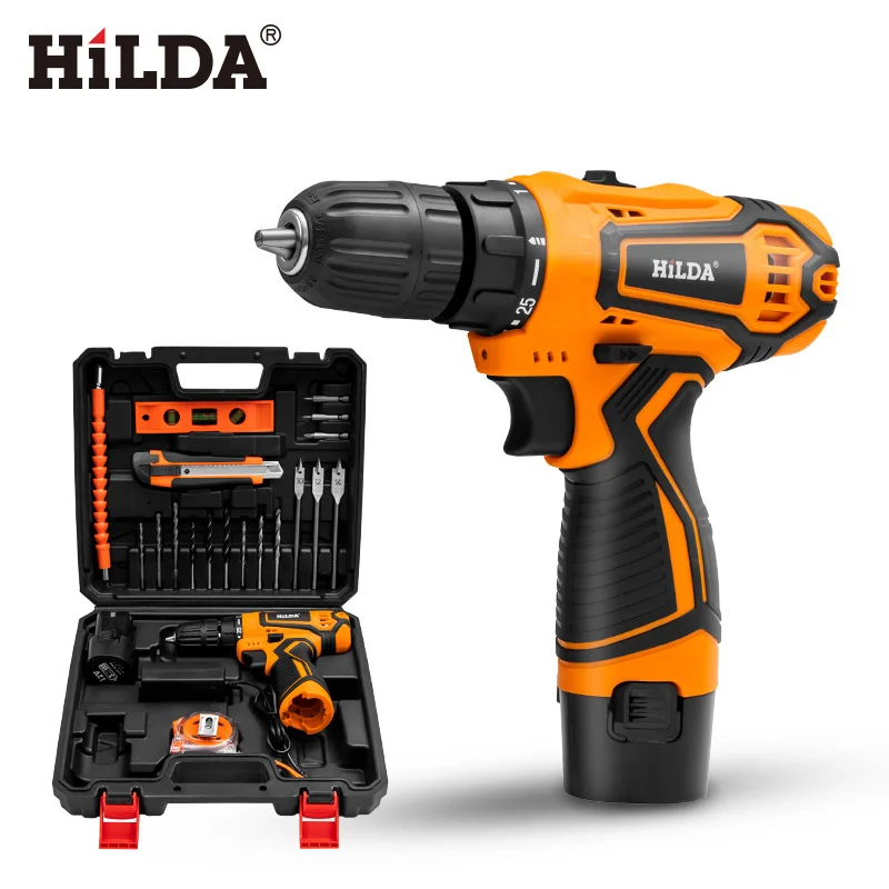 Hot sale electric hammer drill set screwdriver cordless cordless electric drill