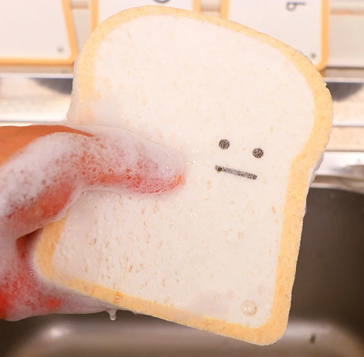 Sustainable Cleaning Sponges Bulk Compressed Cellulose Absorption Pop up Sponge Custom Printed Wood Pulp Material