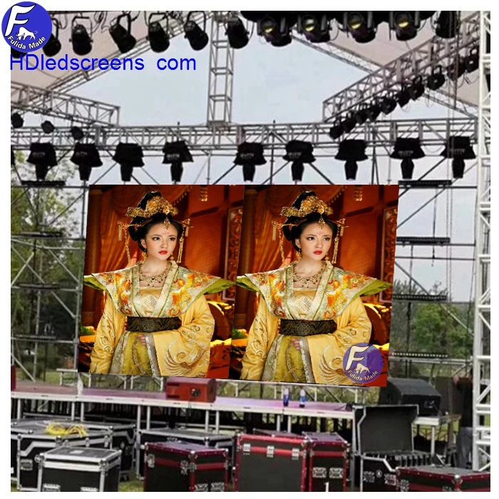 Outdoor Rental screen Super Slim HD clear led video wall for events