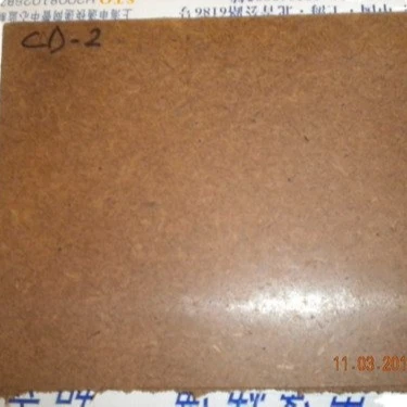 Cheap dark brown 4x8 smooth surface and embossed back tempered 4mm hardboard sheet for furniture
