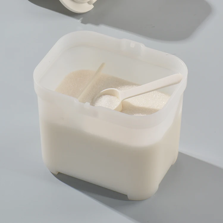 multi-functional travel portable plastic airtight baby formula milk powder dispenser container jar food storage organizer box