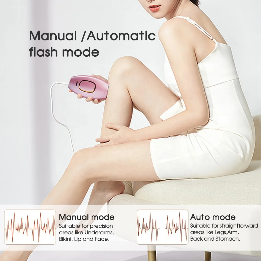 Ipl Hair Removal Instrument Home Beauty Salon Body Three-In-One Laser Hair Removal Instrument Handheld Photon Shaver