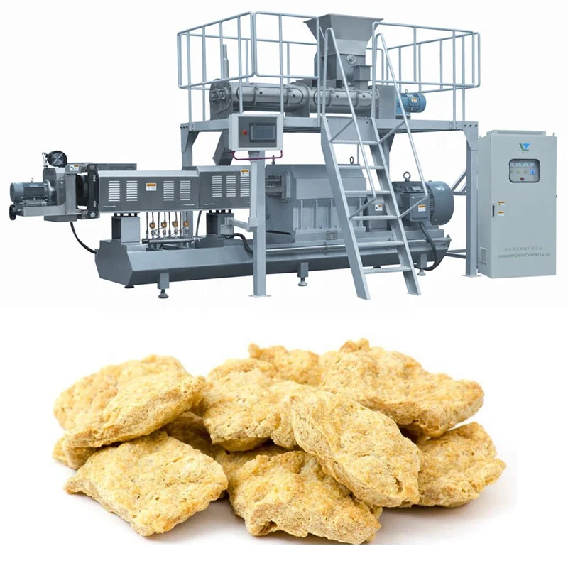 textured soya nuggets machine Textured Soya Protein Making Machine Textured Soya Protein Processing Machine