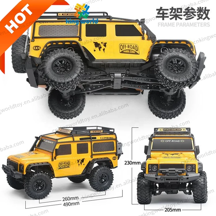 Wholesale 2024 2.4G Powerful RC Car 1:10 Scale 4X4 Truck Rock Crawler Buggy Truck RC Car Crawler With 4WD RC Car Toys for Boy