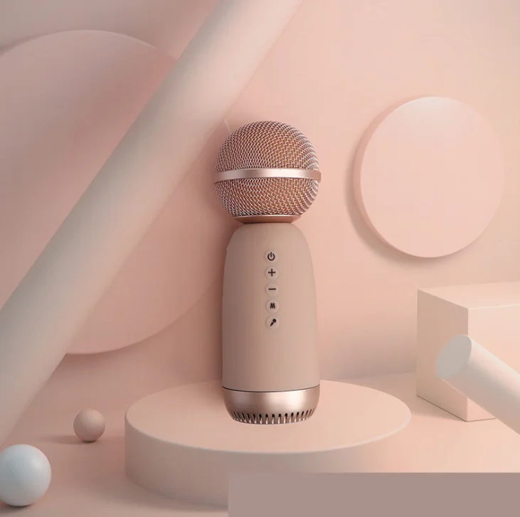 2021 High quality Handheld wireless microphone Karaoke Mic for Kids Adults parties