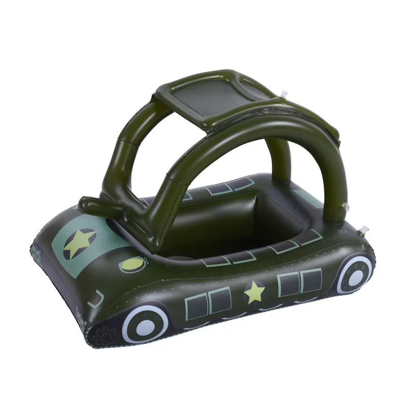BSCI Car Shaped Mini Car Swimming Pool Inflatable Bumper Cars Water Pool Inflatable Baby Seat for Kids
