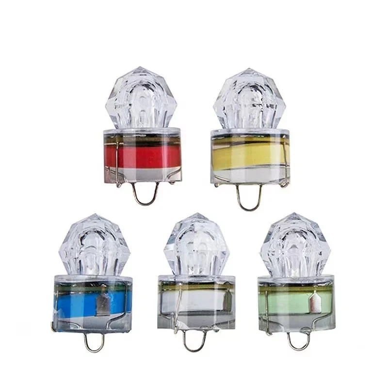 Fishing Accessories Diamond shape LED underwater fish lure light under water lamp fish attractor