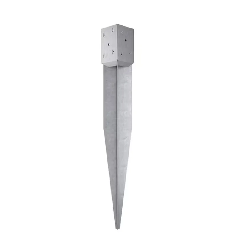 Heavy Duty Decorative 4x4 Garden Metal Steel Fence Post Ground Anchor For Home Hardware