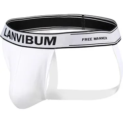 Manufacturers European And American Boys Cotton Underwear Mid-waist Large Size Sexy Thong For Men