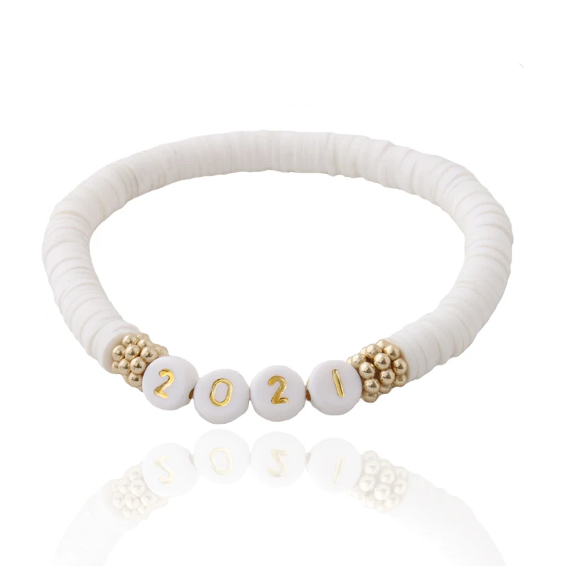 Браслеты NeeFu WoFu DIY с цифровыми буквами, название в стиле бохо, женские браслеты ручной работы, пользовательские дисковые бусины, цифровые африканские браслеты