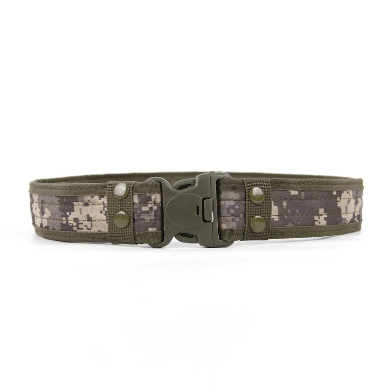 Factory Wholesale Canvas Outdoor Nylon security Tactical Belts  Camouflage Styles for Men Special for  Tactical
