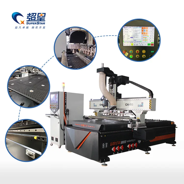 Wood router 1325 2040 2130 ATC automatic tool changer cnc router 2000 x 4000 machine wood engraving for sale