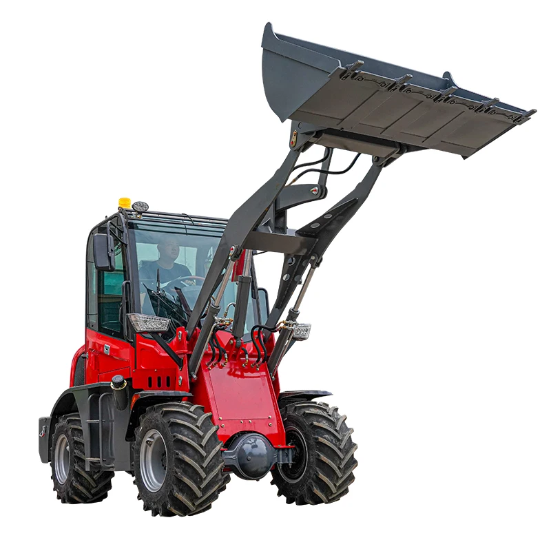 High quality scoop popular mini wheel loader 1 ton ZL10  front loader mine mining construction  underground diesel mineral