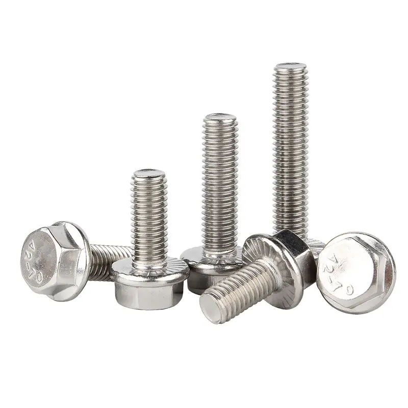 Hot Grade 12.9 10.9 Din 933 931 Galvanized Hexed Headed Carriage Flange Aluminum Stainless Steel Hex Screw Nut Bolt