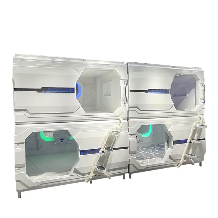 Sleep capsule box bunk beds soundproof bed hostel capsule bed sleeping pods