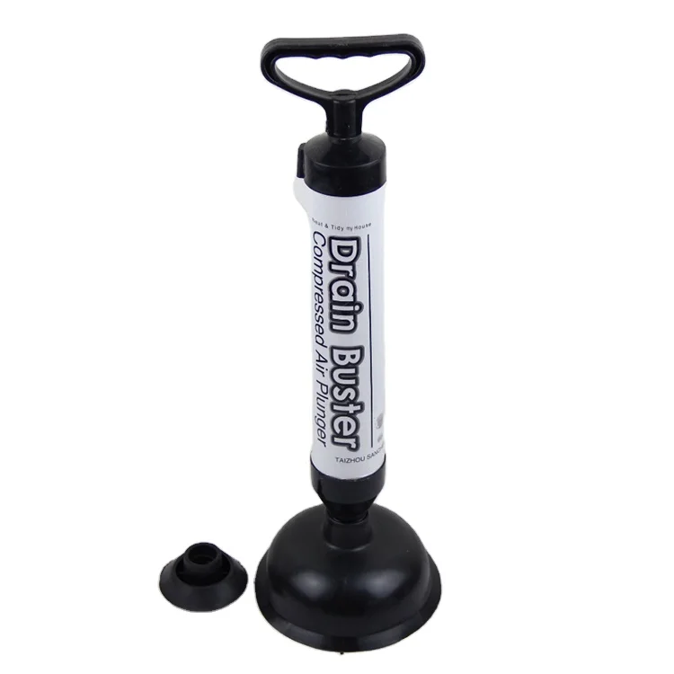 Sewer Cleaning Tool Sink Drain Compressed Air Plunger Buster Clog Sucking Cleaner Vacuum High Pressure Toilet Dredge Tools