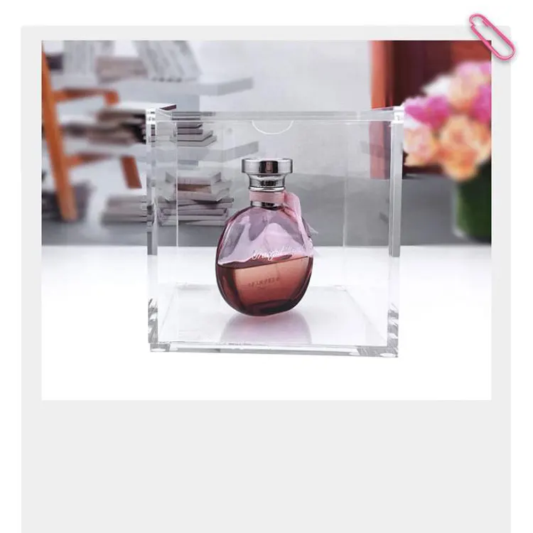 Top Quality 3Mm Thickness Clear Acrylic Box Preserved Roses Box 1/9/16/25/36 Holes Square Acrylic Boxes