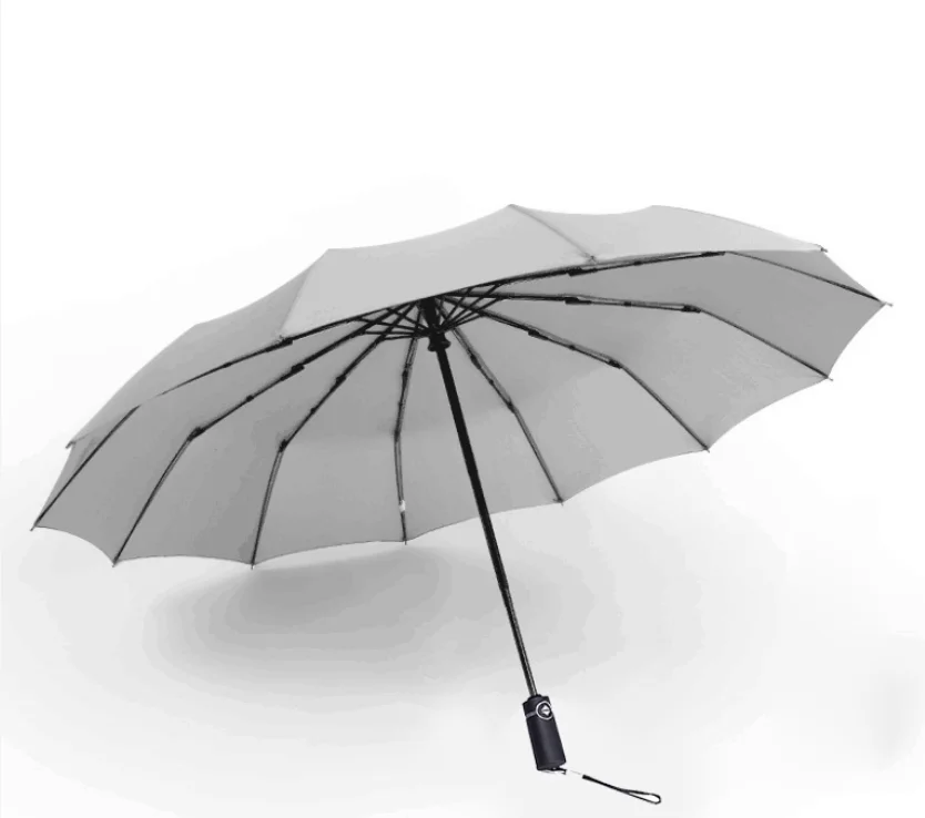 Складной зонт, 3 класса, водостойкий, ветрозащитный, 27 дюймов, 12 ребер, 3 складных зонта, защита от шторма
