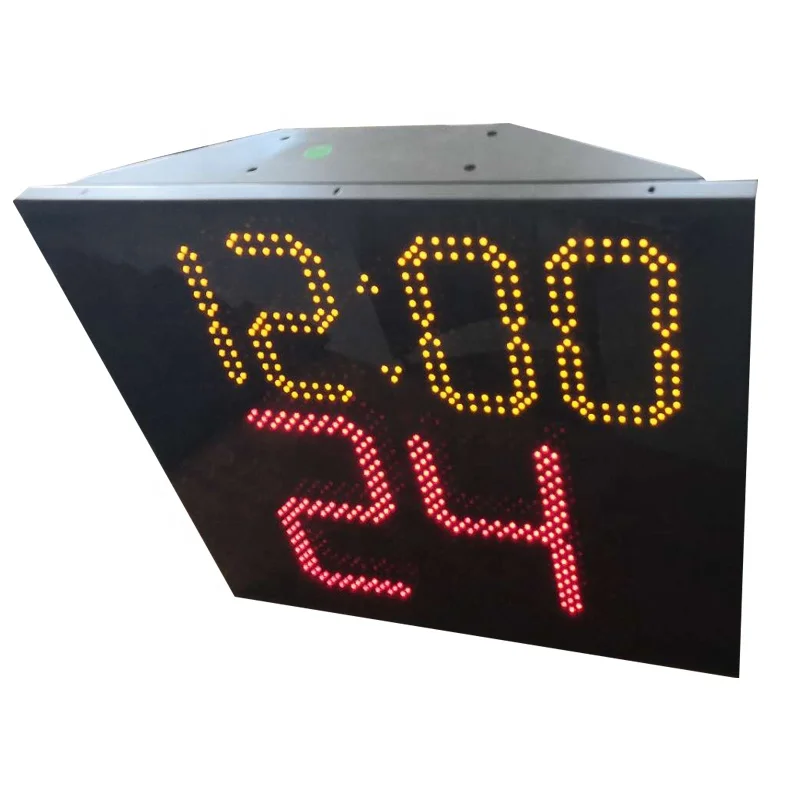 Basketball Indoor 24 seconds basketball led scoreboard Indoor remote control buzzer 2 digitals countdown led shot clock