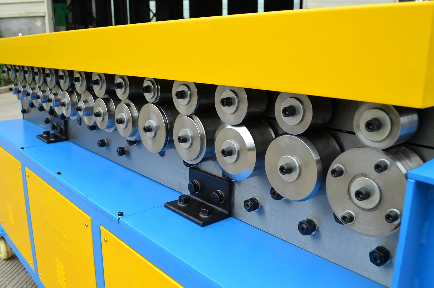 China supplier roll forming machine sheet square duct TDF flange former machine