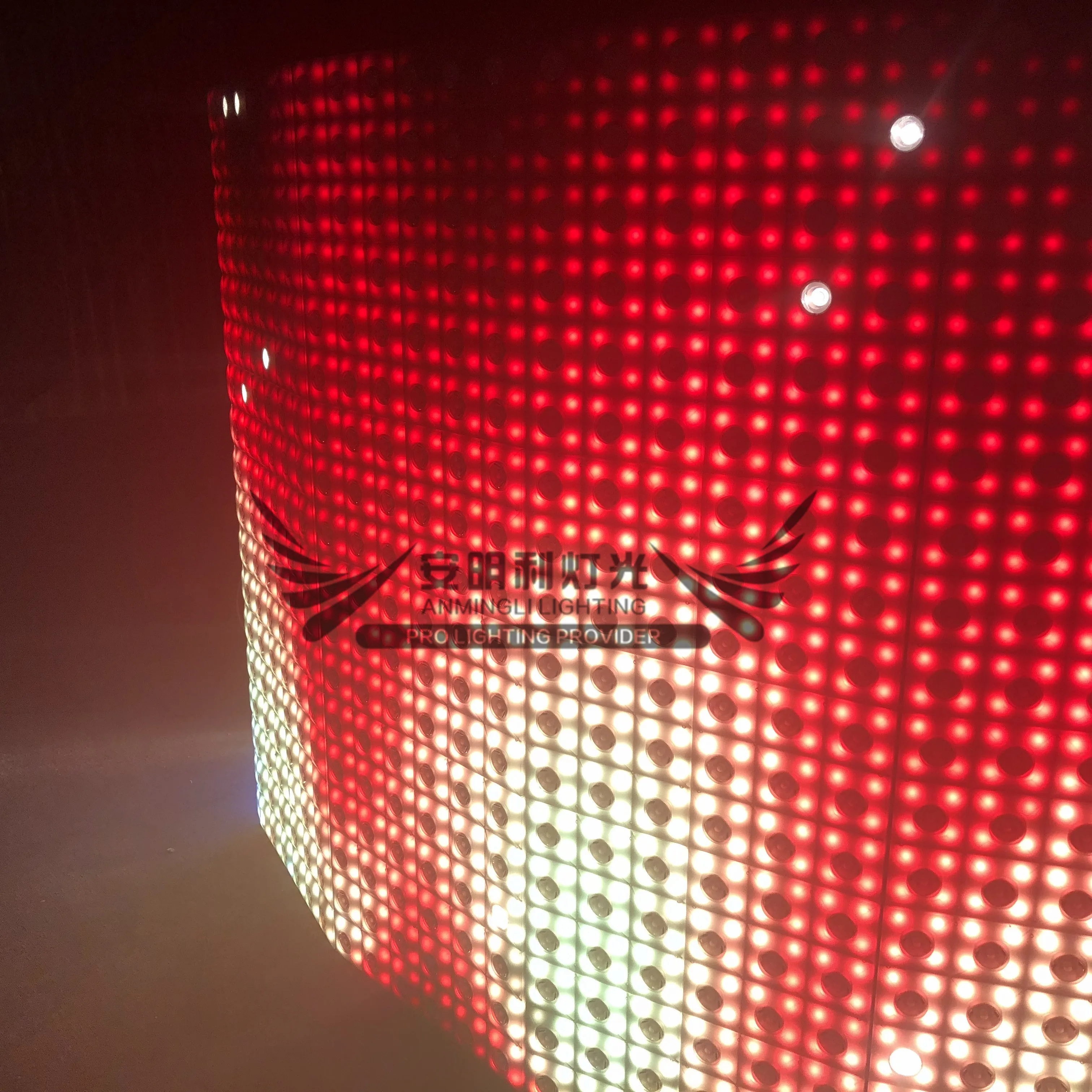 RDM/DMX512/Art-net/Kling-net warm white +RGB source  led matrix blinder /led panel light