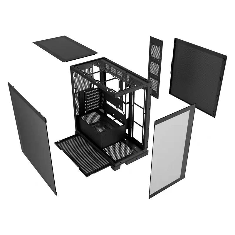 Computador Gamer Accessories PC Casing Gabinete Mid Tower Gaming Case ATX Case With Side Panel Window