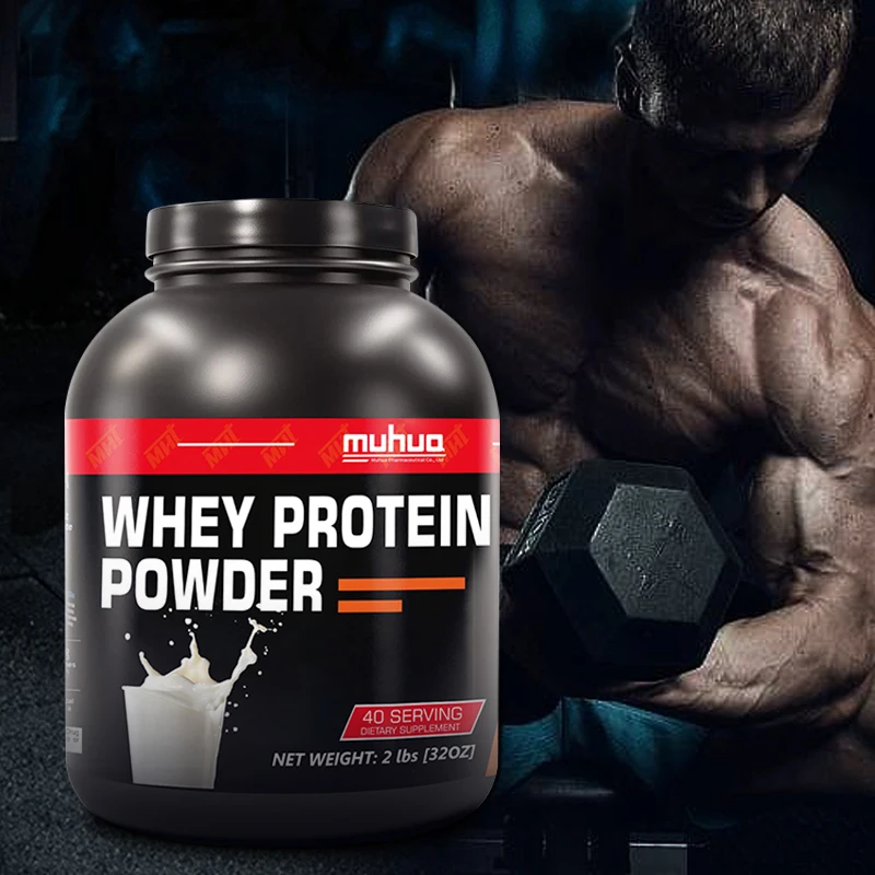 Wholesale and OEM production of muscle growth whey protein powder in the source factory