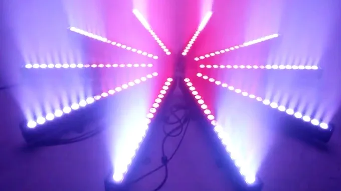 Winlite IP20 14x6 в 1 rgbwa + uv 18 Вт пиксельный светодиодный настенный светильник