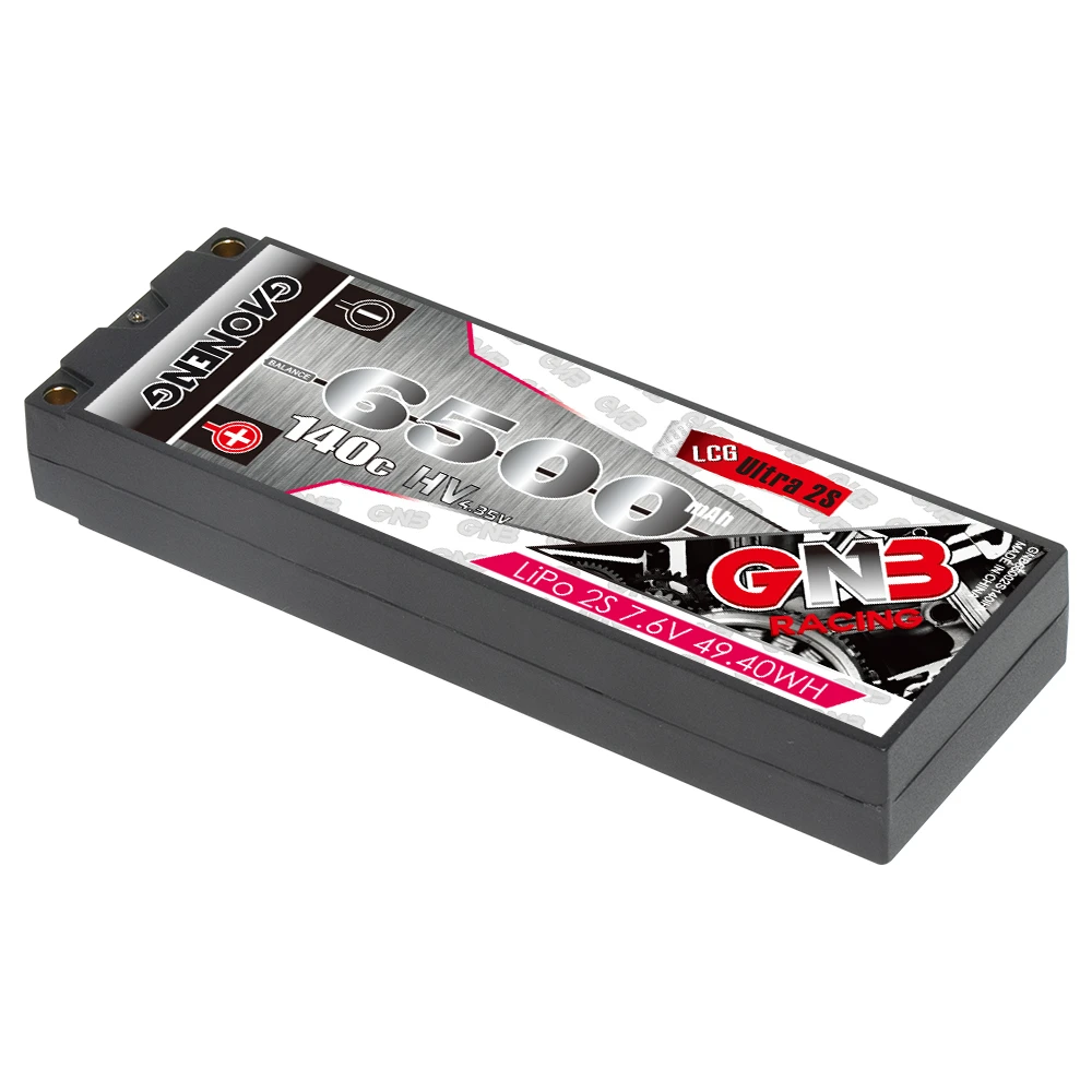 GNB GAONENG 6500 мАч 2S HV 7 6 В 140C RC LiPo аккумулятор LCG тонкий 5 мм встроенный жесткий корпус соревнований 1/10 Радиоуправляемый автомобиль Лодка