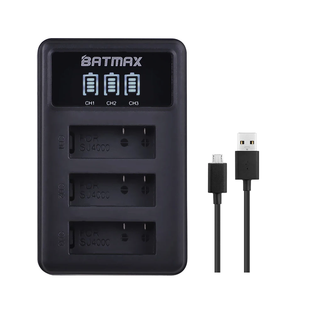 
PG1050 LED USB Charger For Sports Action Camera SJCAM SJ4000,EKEN H9 H9R H3 H3R H8PRO H8R H8 M10 4K GIT-LB101 GIT PG900 