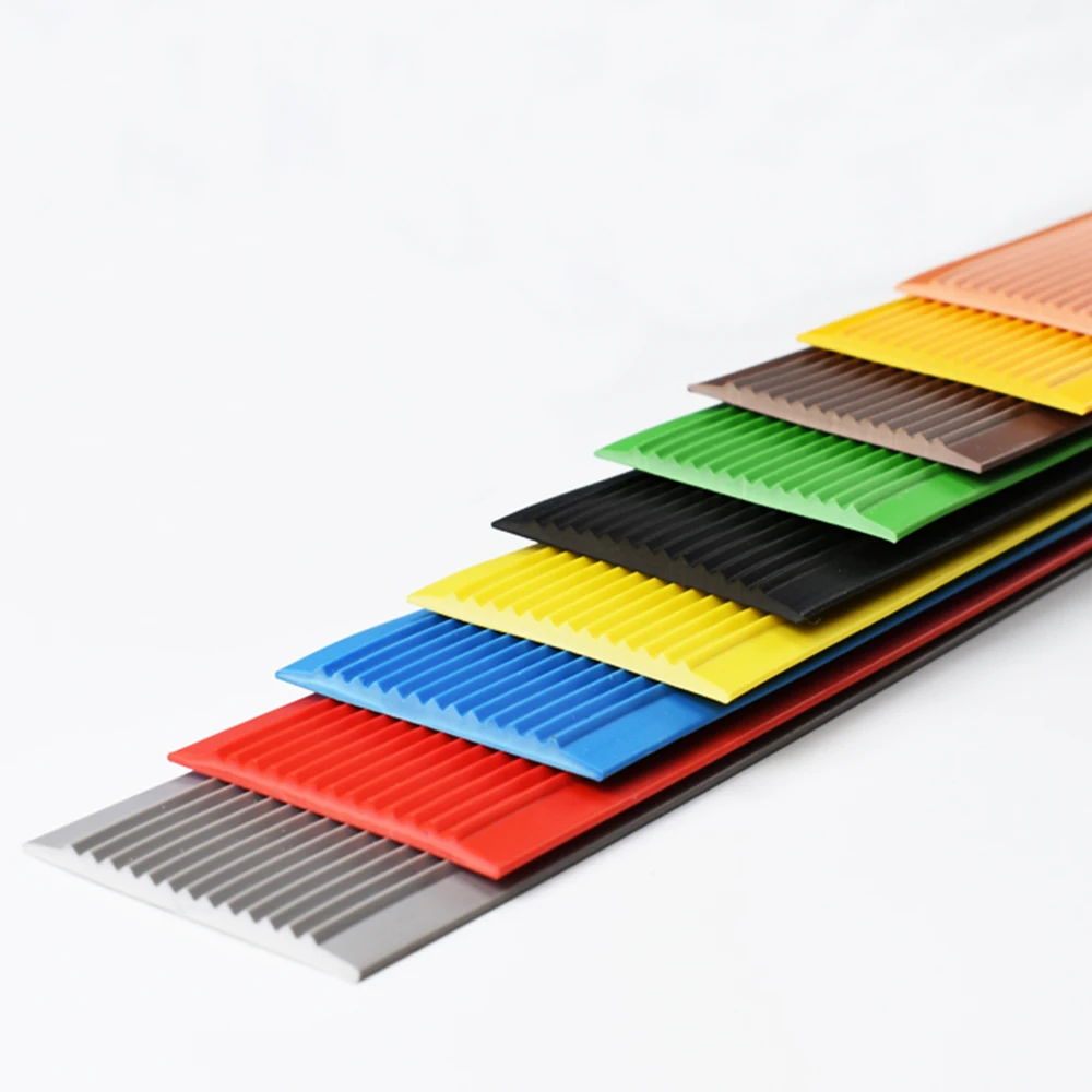 Safety non-slip step edge profile PVC stair nosing for vinyl floor