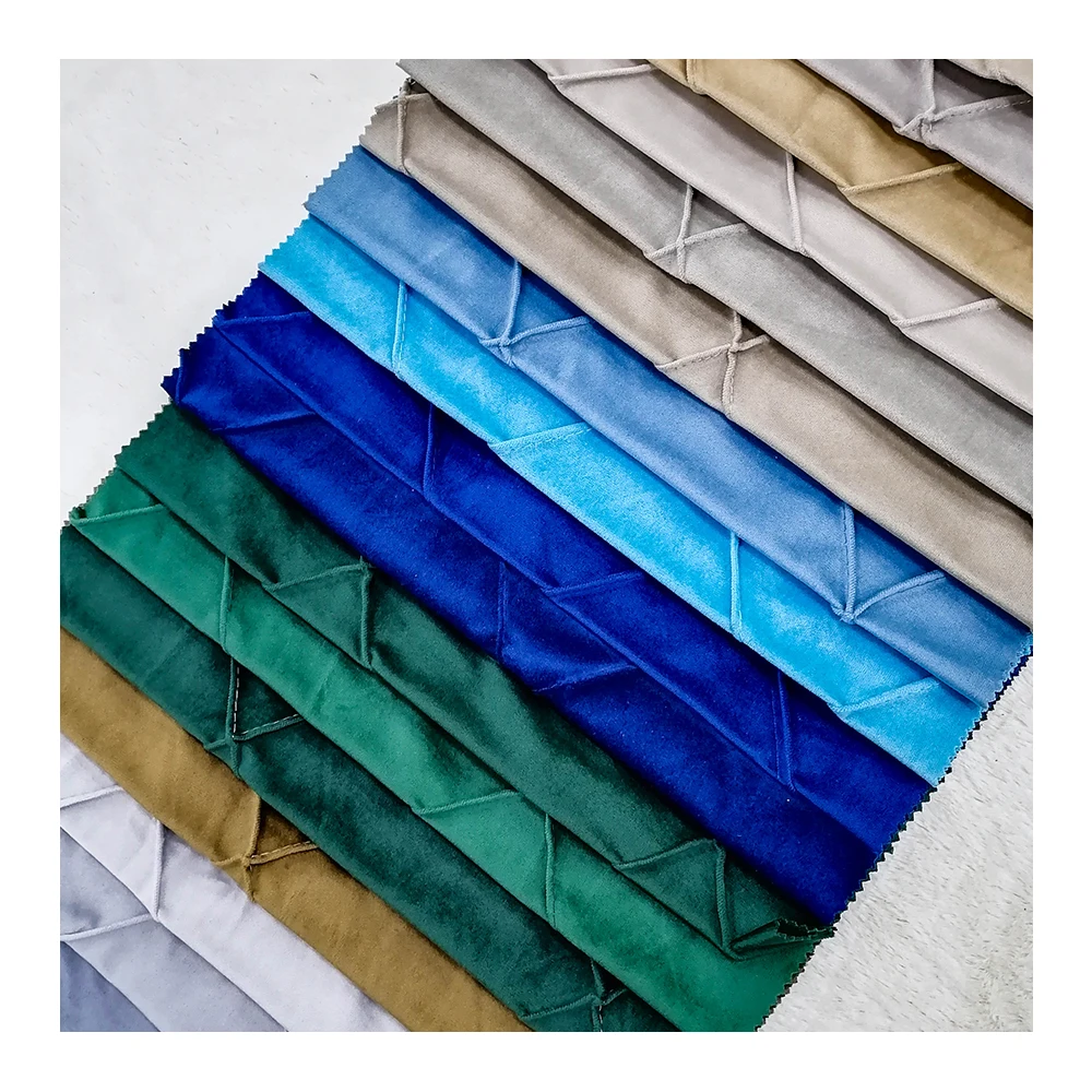 Cross Holland Velvet upholstery for Cushion and Sofa 100%polyester Microfiber Fabric Home Textile