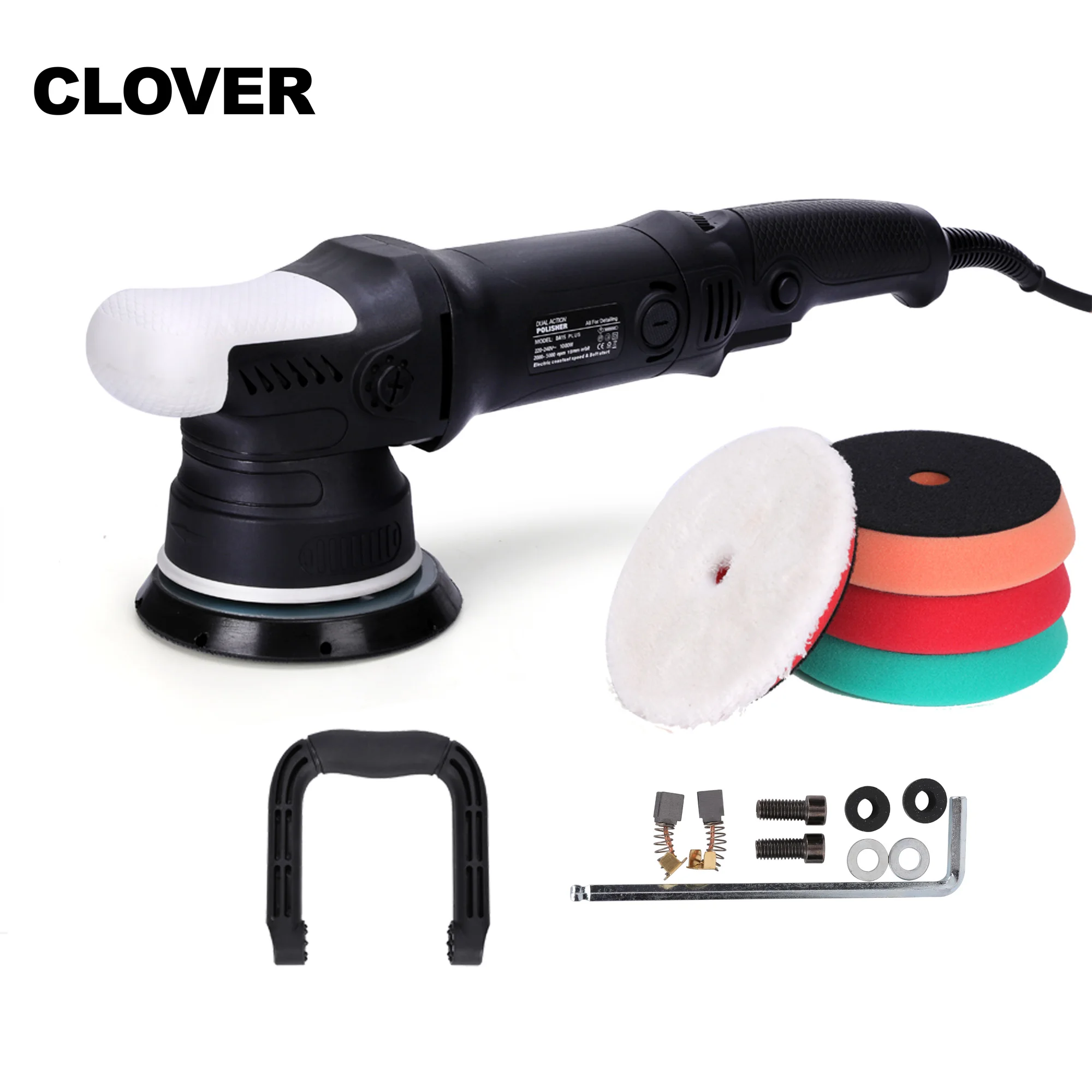 Полировальная машинка CLOVER высокоскоростная полировальная двойного действия 15/21 мм