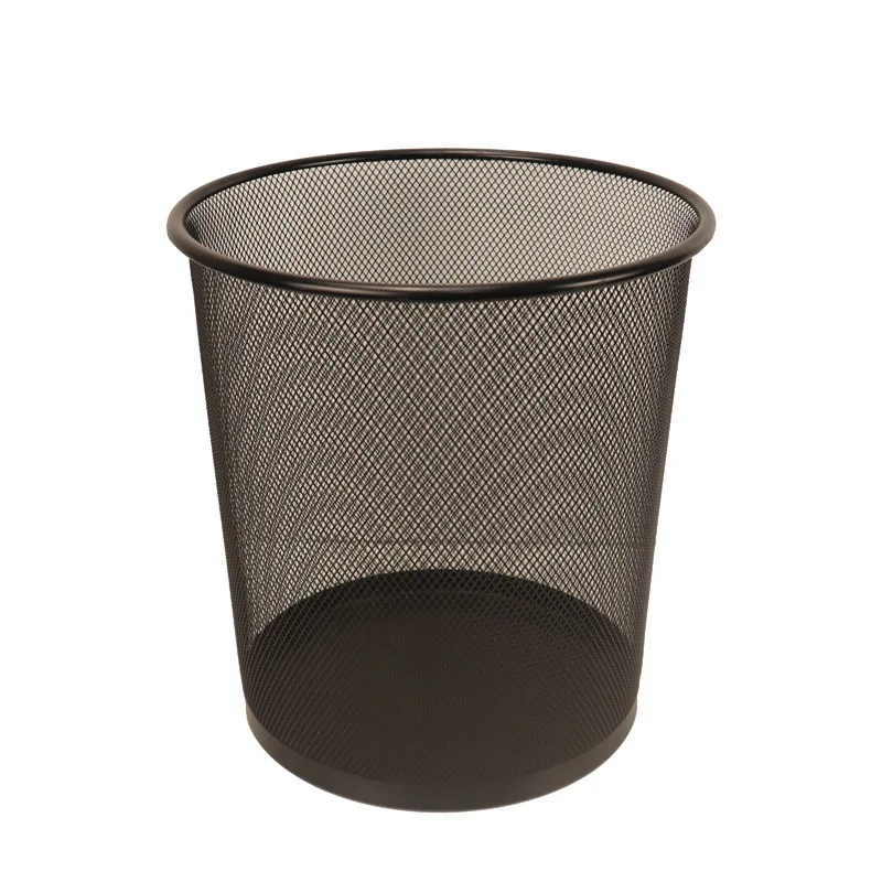 factory manufacture good quality mesh desk organizer metal trash can