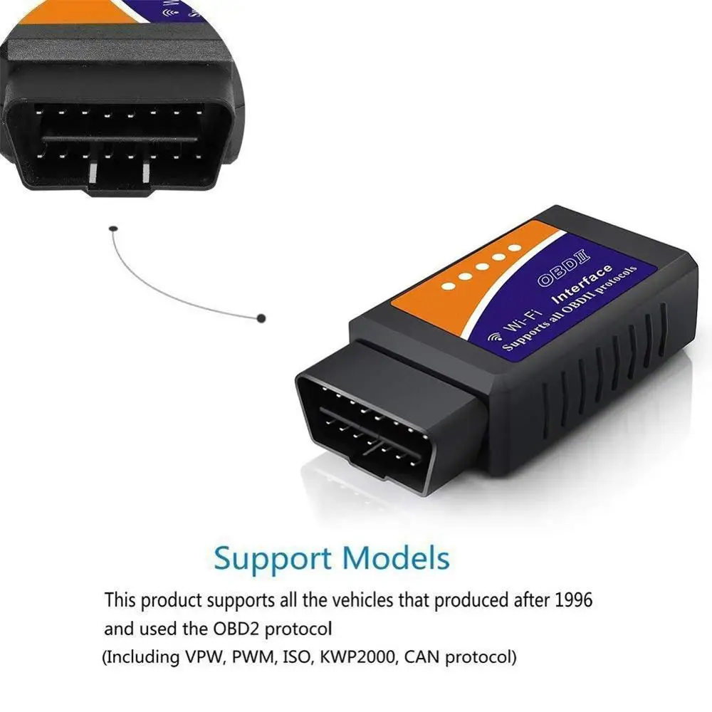  WiFi OBD2 сканер автомобильный диагностический считыватель кодов для ISO и