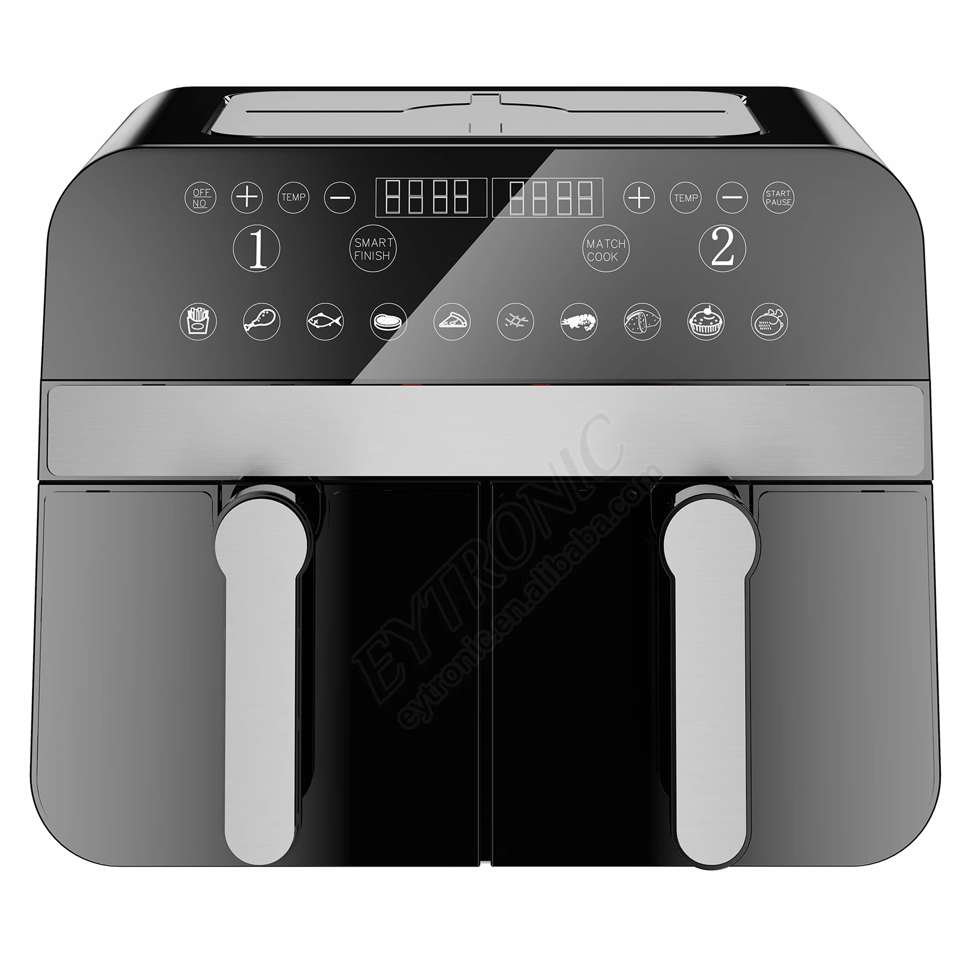 Eytronic 4 5 + л 9 воздушная фритюрница большой емкости с двойной корзиной котел независимый контроль температуры