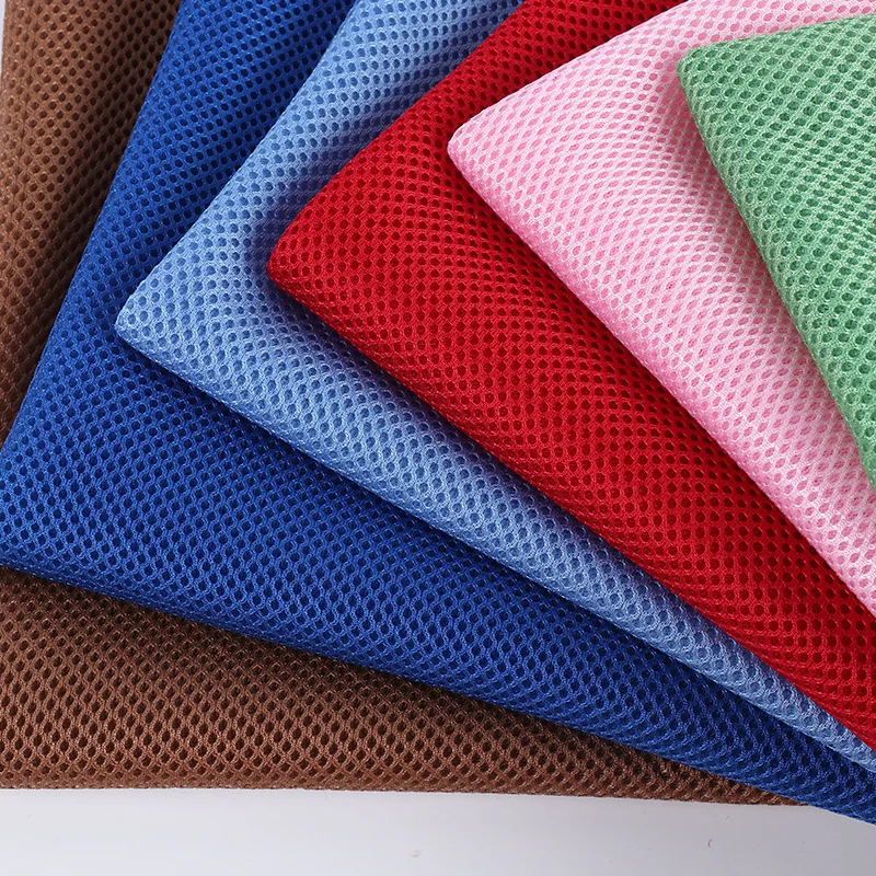 Breathable Polyester Sandwich 3D Air Mesh Fabric For Sports Shoes